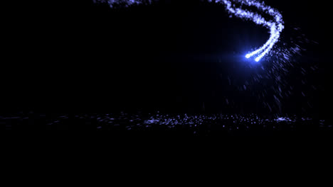 sparkling-glitter-star-dust-trail-particle-magic-tail-loop-Animation-video-With-black-background